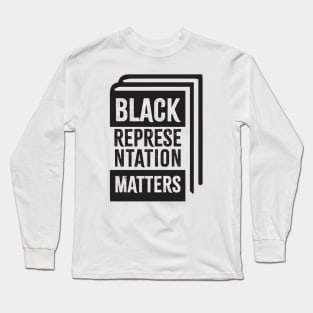 Black Representation Matters - librarian Long Sleeve T-Shirt